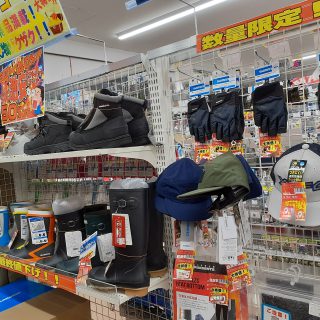 アウトレットコーナーにも防寒商品あります！