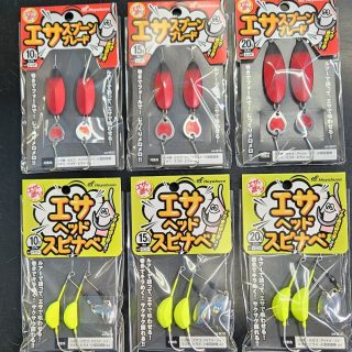 ハヤブサ　エサヘッドスピナベ＆エサスプーンブレード入荷！