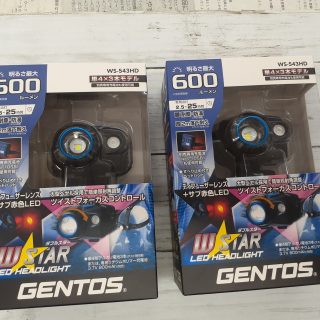 ジェントス　LEDライト再入荷しました！