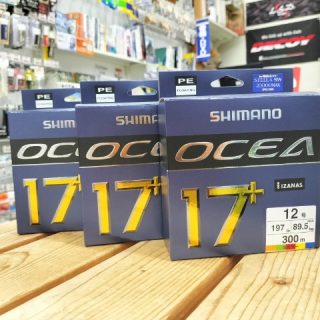 【　再入荷！　OCEA 17+ PE 12号300ｍ　】
