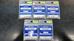 ハンドメイドルアー作成用　タングステンウェイトございます