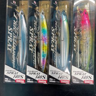 Tide Minnow SPRAT 140S入荷